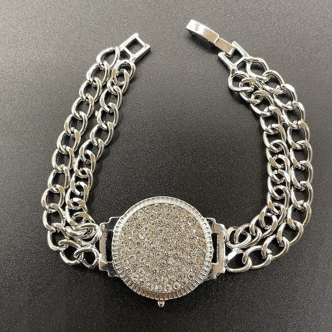 Bracelets Classification Alloy Chain Material Cuban Link Chain Curb Chain Chain Type Hip-Hop Punk Geometric Alloy Cuban Link Chain Curb Chain Chain & Link Bracelets Wholesale