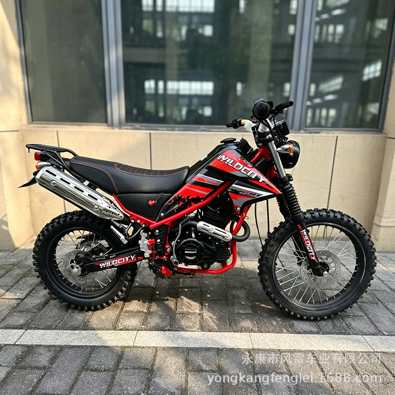 Motocicleta Todoterreno de Dos Ruedas 250CC de Hierro y Plástico image 4