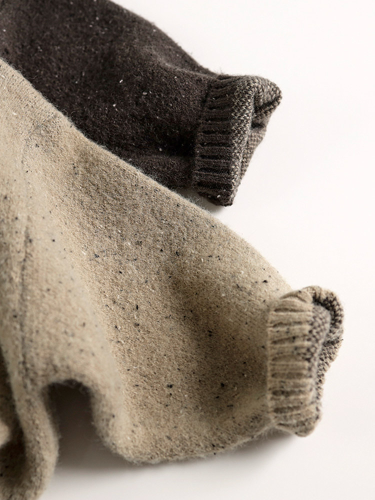 Velvet alpaca, children's sweater for boys and girls, knitted jacket, Korean style, oversize 5