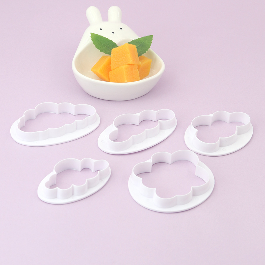 Molde de corte para fondant de nube blanca, molde para estampado de galletas de chocolate, molde para decoración de pasteles, molde para hornear hecho a mano, nuevo modelo image 4