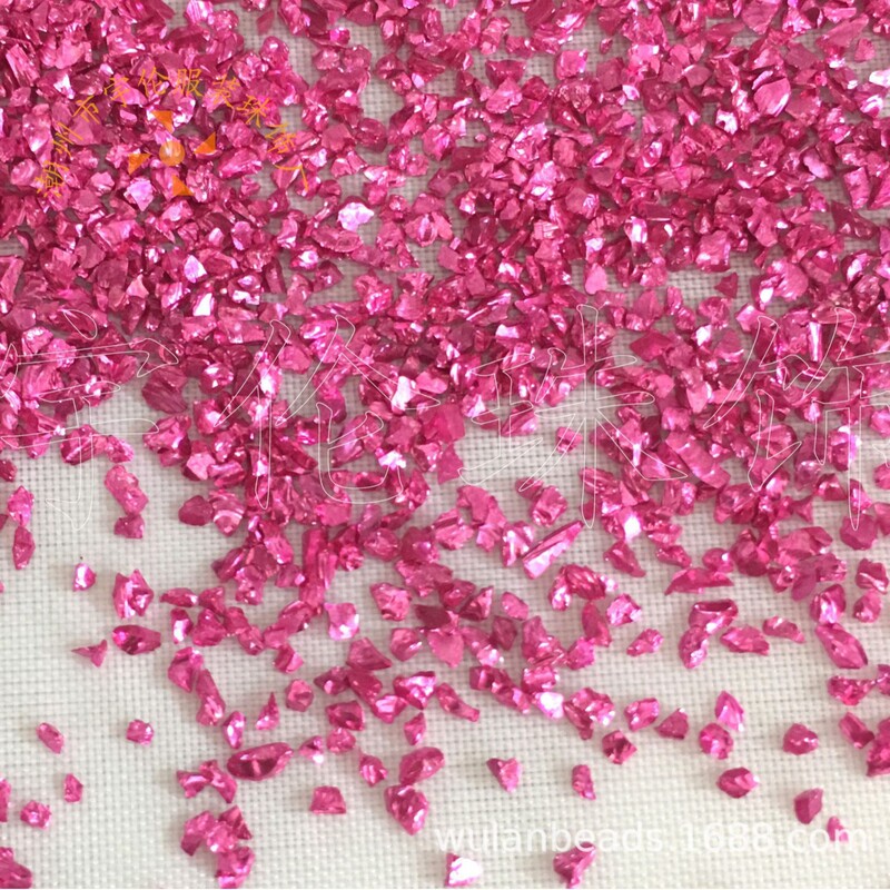 Japanese-Style Nail Art Accessories Uv Resin Accessories Factory Direct Sales Irregular Mineral Fragments Iridescent Mineral Fragments