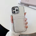Silver Lychee Pattern Card Slot