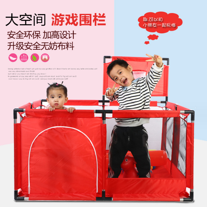 Valla de juegos para niños, valla protectora para bebés, tapete de gateo, protección de seguridad para el hogar en interiores