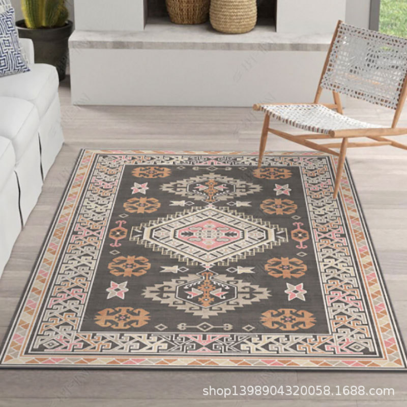 Morocco rug doormat home use entryway room bedroom bed side mat living room anti-slip rug tea table mat