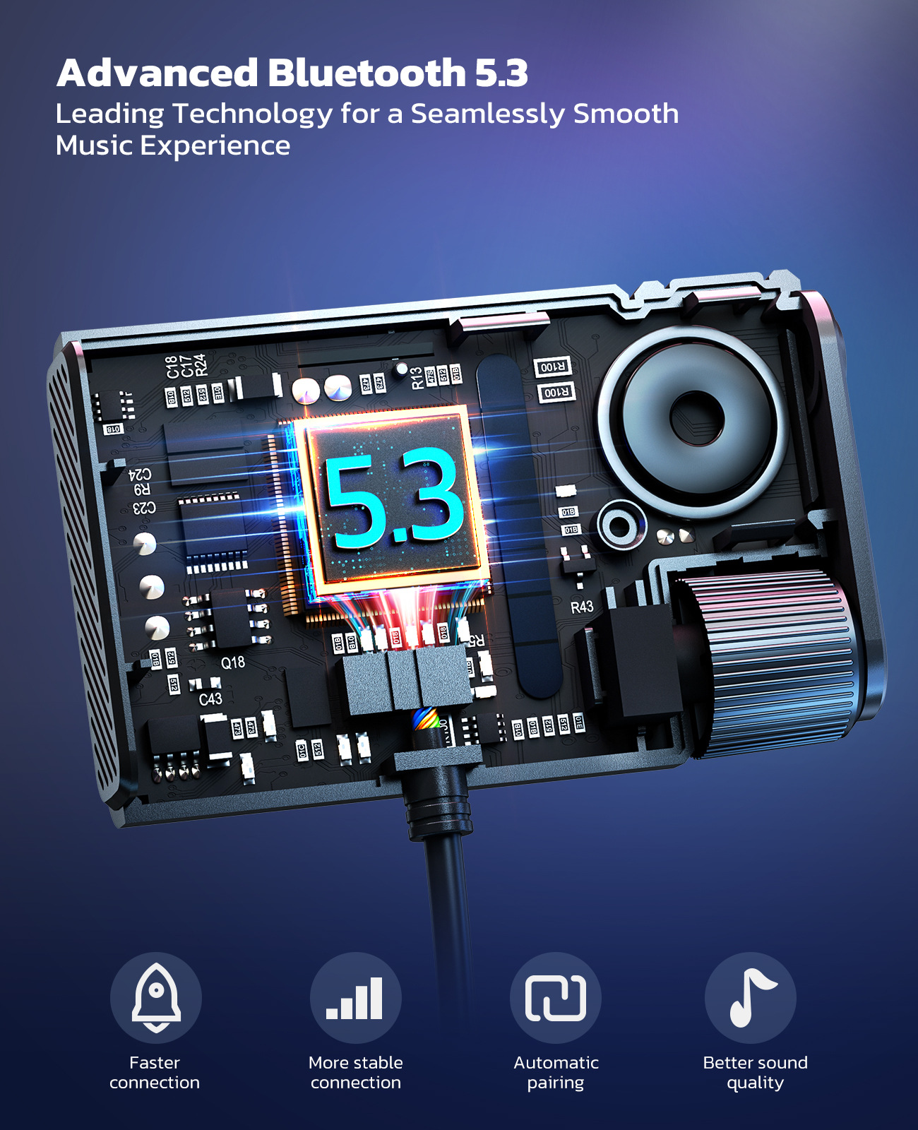Amazon's New Bt64 Car Cross-Border Player Bluetooth Fm Transmitter Charging Hands-Free Calling Car Mp3