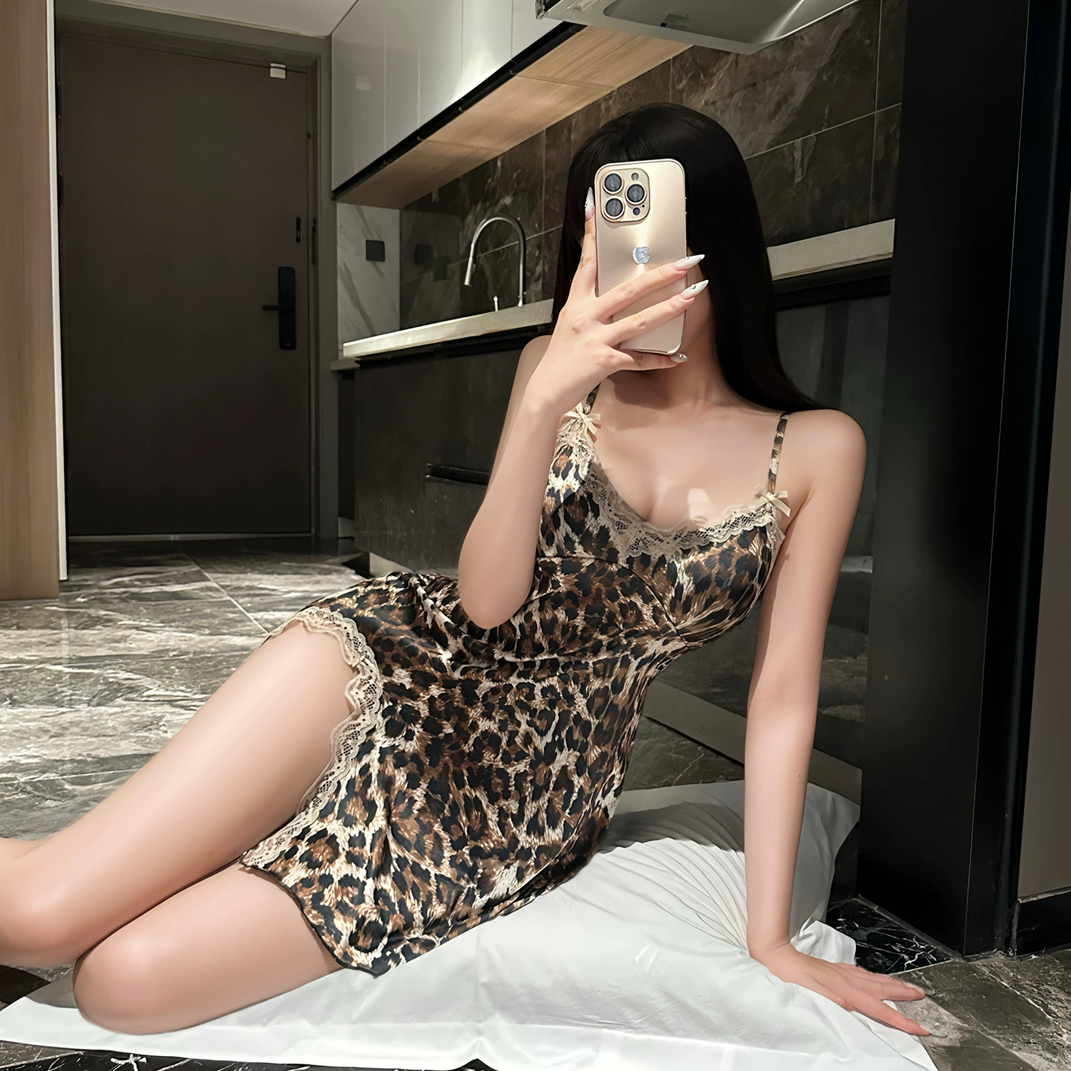 Лазоревые sexy пижама, рюкзак, юбка, нижнее белье, утягивающий эффект, бескаркасный, акцент на бедрах