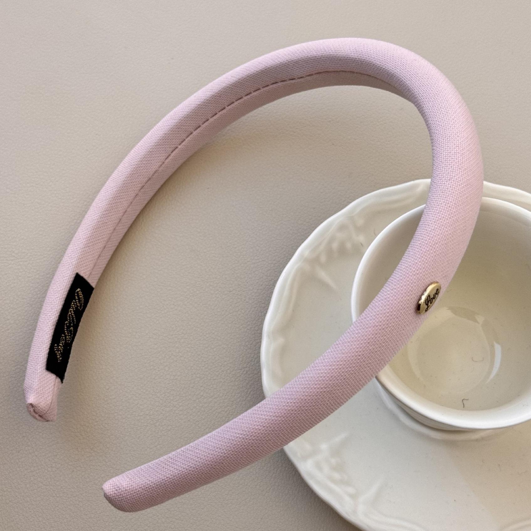 Alta calidad, lujo ligero, pequeña esponja fresca, diadema de color fino, venta al por mayor para mujer, paquete de pelo superior de cráneo alto, horquilla de lavado de cara de verano