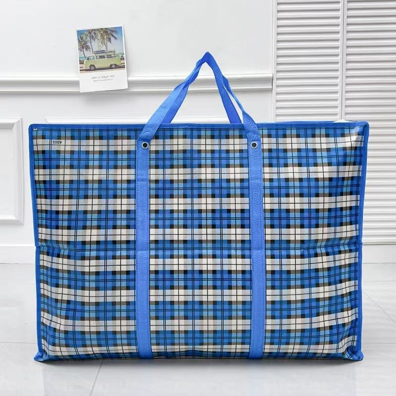 Bolsa de embalaje móvil de gran capacidad, ropa de dormitorio impermeable, colcha de algodón de acabado, bolsa de equipaje, colcha, bolsa de almacenamiento especial