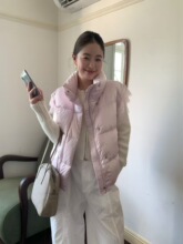 彧言 新国标90白鸭绒冬立领羽绒服小众感背心马甲女外穿马夹外套