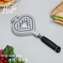 家用DIY饼干烘焙模具华夫饼蛋糕模具燃气用 鸡蛋仔爱心烤盘工具