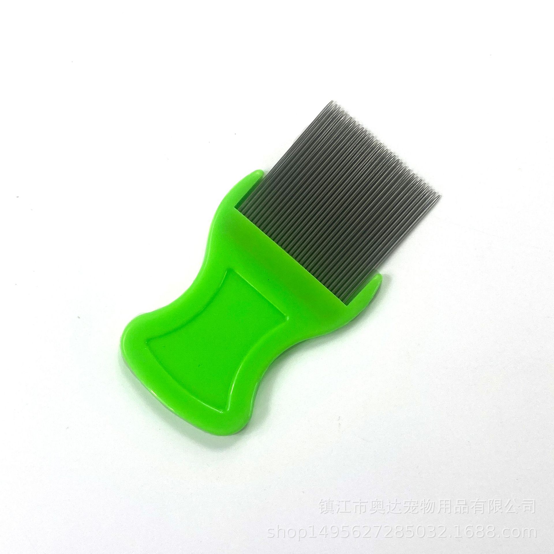 Directo de fábrica suministros Para Mascotas larga aguja de eliminación de piojos aguja peine gato y perro de limpieza de acero inoxidable peine de pulgas peine para mascotas