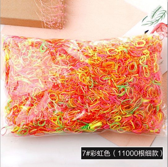 Banda de goma desechable para niños, el cabello del bebé no daña el cabello