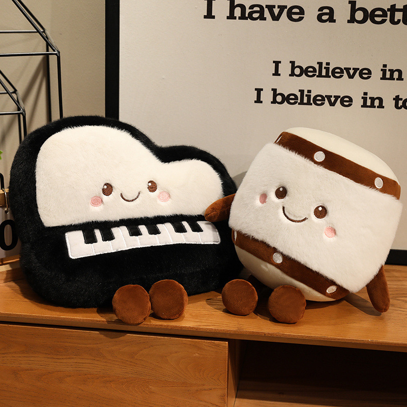在庫ありかわいい楽器ピアンドラム人形ぬいぐるみ人形シミュレーション楽器ギターピパ人形卸売|undefined