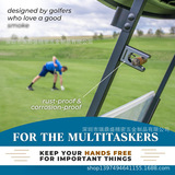 Держатель с металлической сигарой с магнитным базовым регулируемым сигаром премиум