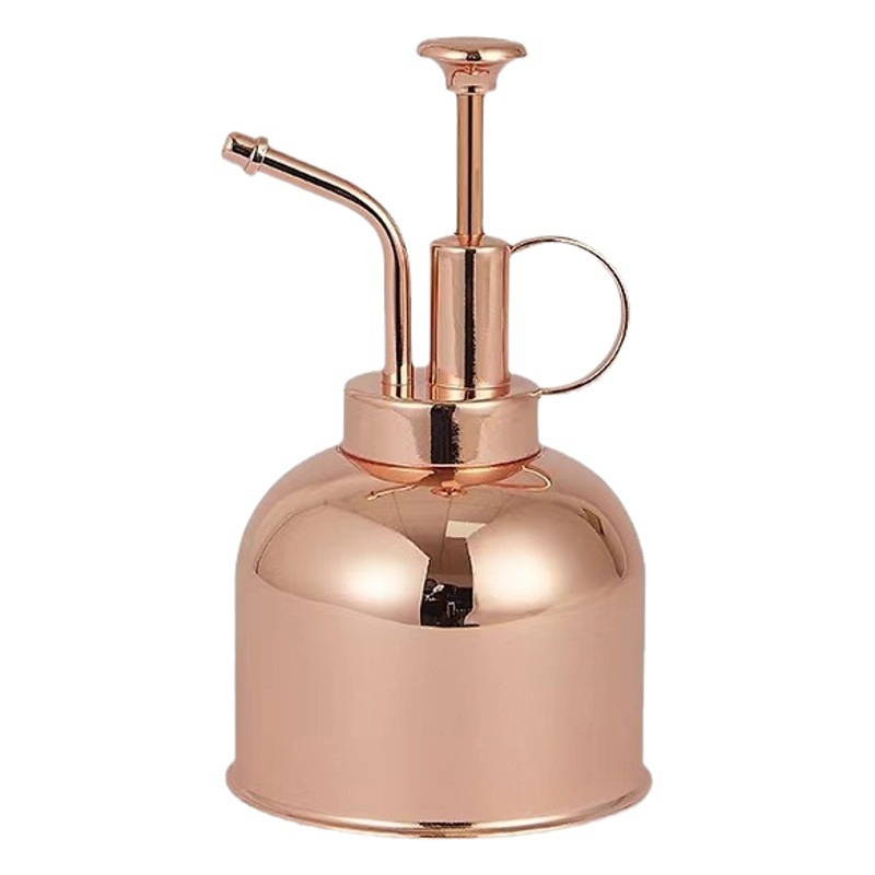 304 de acero inoxidable regadera, Retro oro mini manual suculento riego rociador