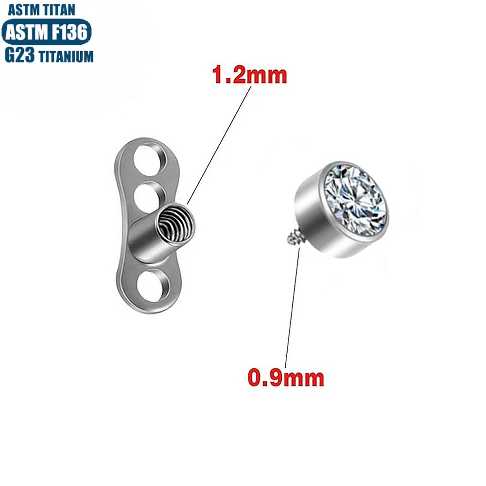 Labret stud lip piercing jewelry styling detail