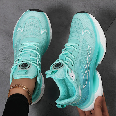 G 54968 Mesh shock absorbing shoes 网纱减震跑鞋跨境速卖