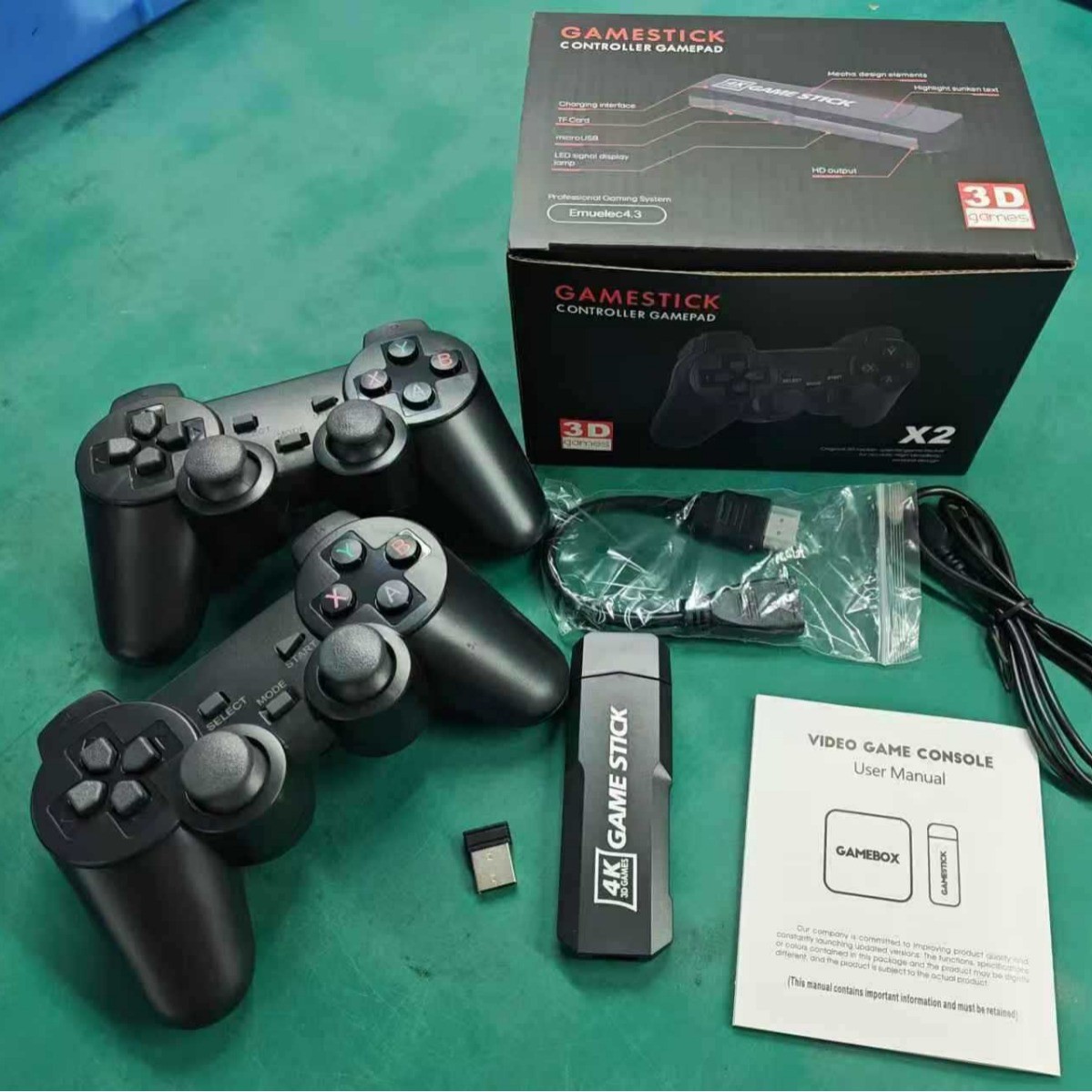 Consola de Videojuegos HD GD10 4K de ABS Inalámbrica para TV image 6
