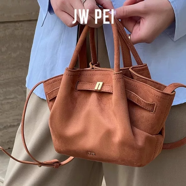 Jwpei Dumpling Bag New Hana Large Women's High-End Armpit Shoulder Bag Daily Work Clothing Bag Tote Bag