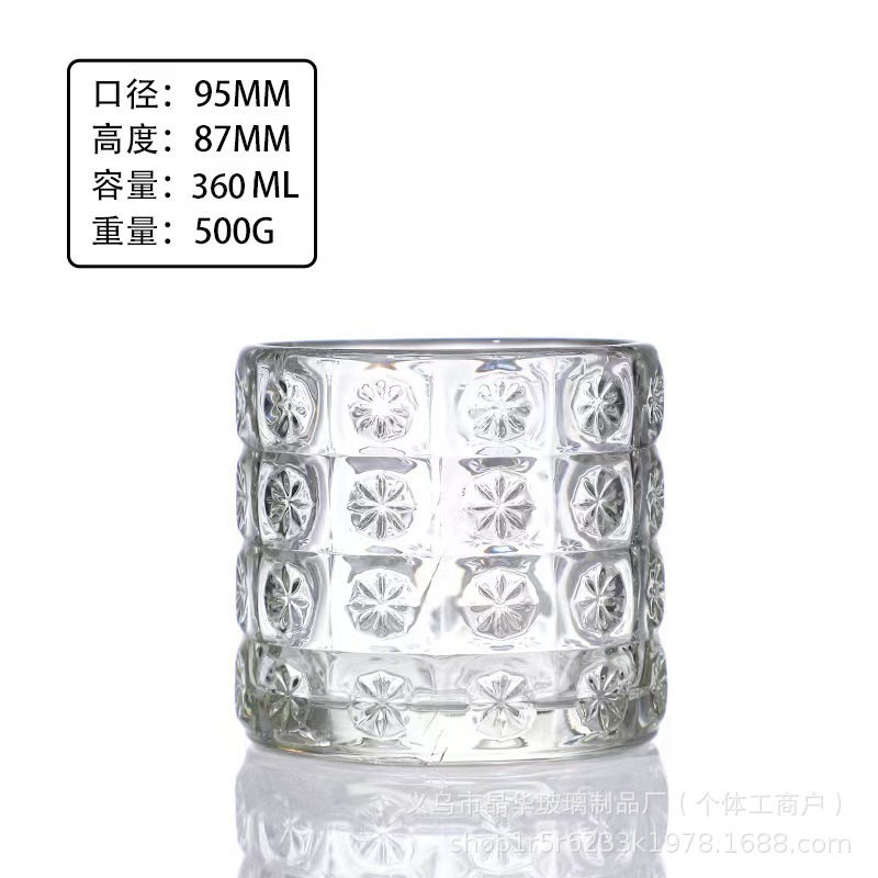 9585 tazas de vela en relieve tazas de té tazas de cera tazas de fragancia tazas de vidrio Amazon para gran capacidad tazas vacías en stock