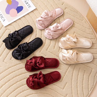 Summer wedding slippers Red couple's high-grade light luxury morning gown wedding festive wedding dowry wedding new