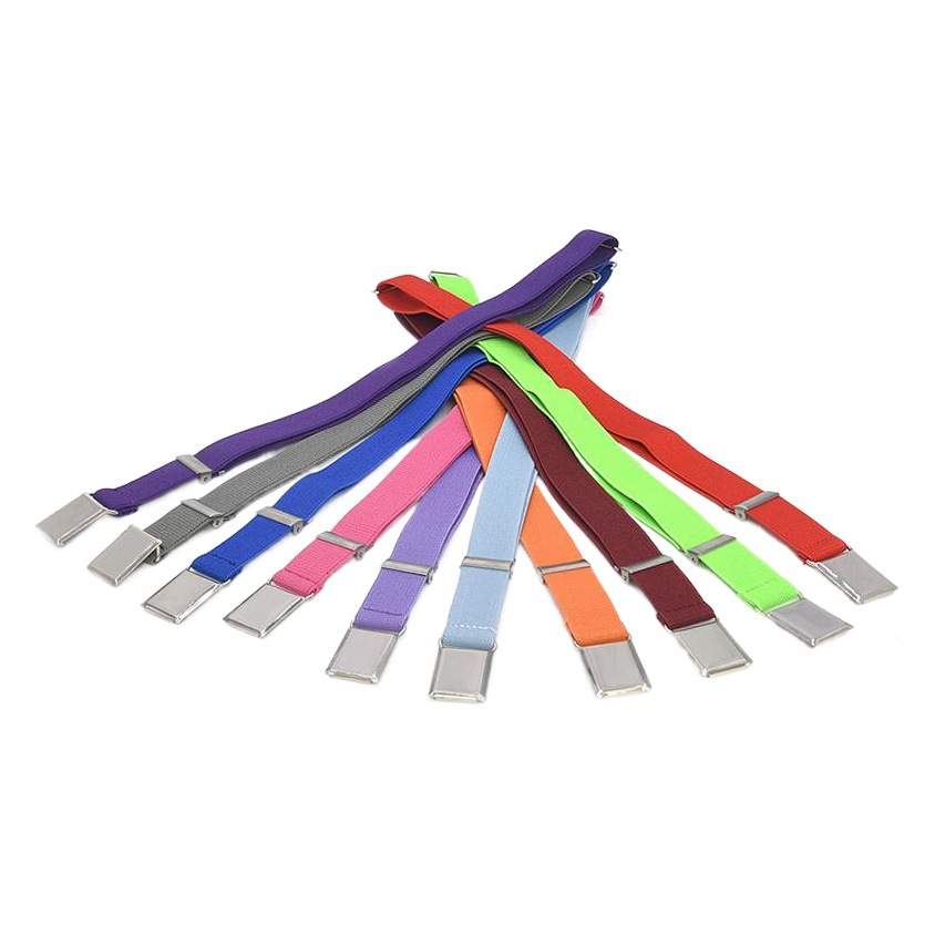 Suministro transfronterizo cinturón para niños y niñas banda elástica monocromo pantalones cinturón longitud ajustable en stock