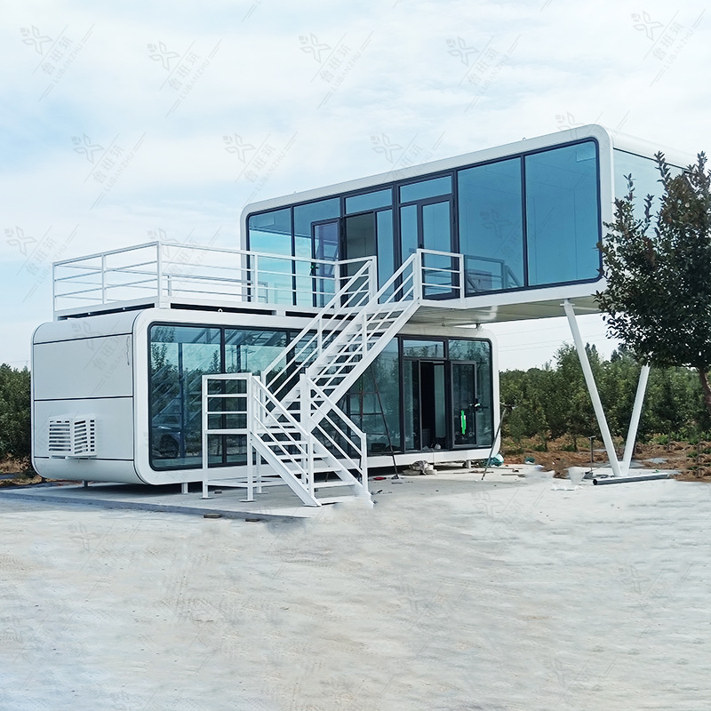 Acero galvanizado en caliente cabina de Apple integrado red móvil Manzana Roja almacén patio exterior a prueba de lluvia aislamiento térmico ventilación Sunshine Room