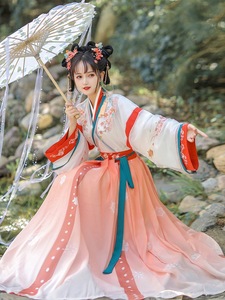 Chinese Fairy Dresses Hanfu Chinese style Jin Wei Han style ancient folk costume photos Chinese Traditional Folk Dance Clothes kimono for Women