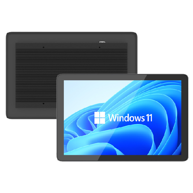 10.1inch Wall-Mounted Advertising Machine for Milk Tea Shops, Ceiling-Mounted Display Screen, Ai Robot Industrial Control Touch All-In-One Computer