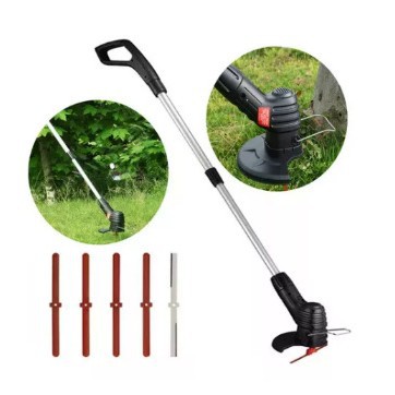 7.4v园林割草机手持无线充电割草机园林草坪家用修剪割草机除草机