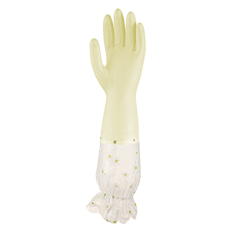 Long Waterproof Washing-up Gloves For Kitchen And Laundry Use_voghion.com