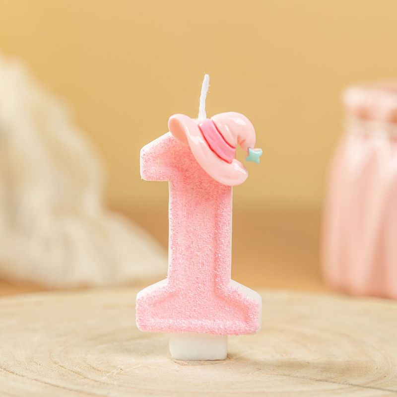 国境を越えた電子商取引デジタル誕生日ロマンチックなギフトキャンドルソイワックスピンク魔女帽子Amazon AliExpress限定|undefined
