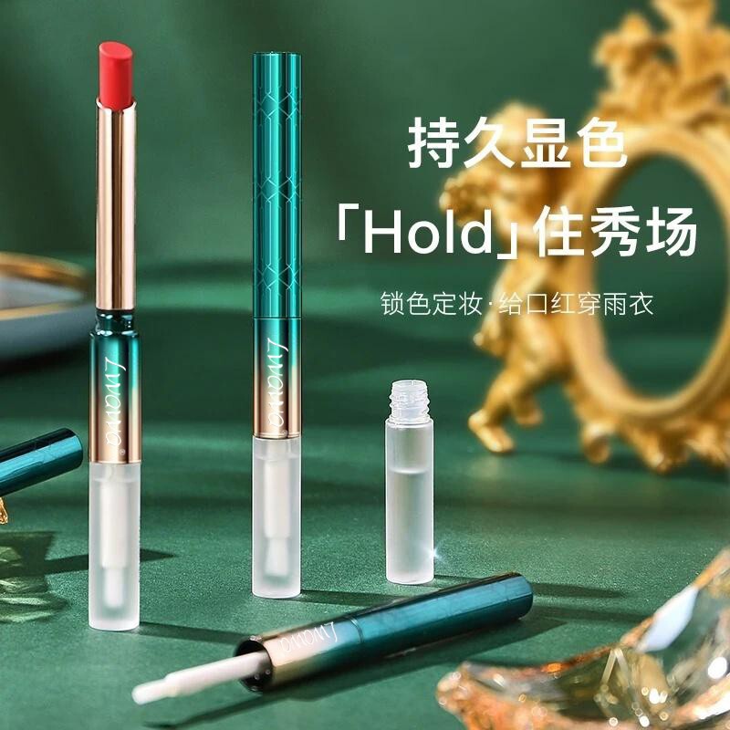 Color-Locking Double-Ended Lipstick, Long-Lasting, Non-Stick, Non-Fading, Non-Drying, Affordable Student Lipstick for Girls Color-Locking Double-Ended Lipstick, Long-Lasting, Non-Stick, Non-Fading, Non-Drying, Affordable Student Lipstick for Girls