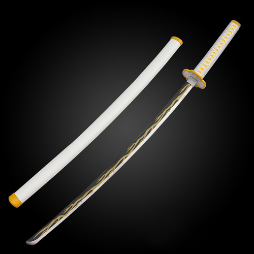 Demon Slayer: Kimetsu no Yaiba, Nichirin Sword, Zenitsu, Butterfly Ninja, Tanjiro Purgatory, Tomioka alloy props, COS, unsharpened