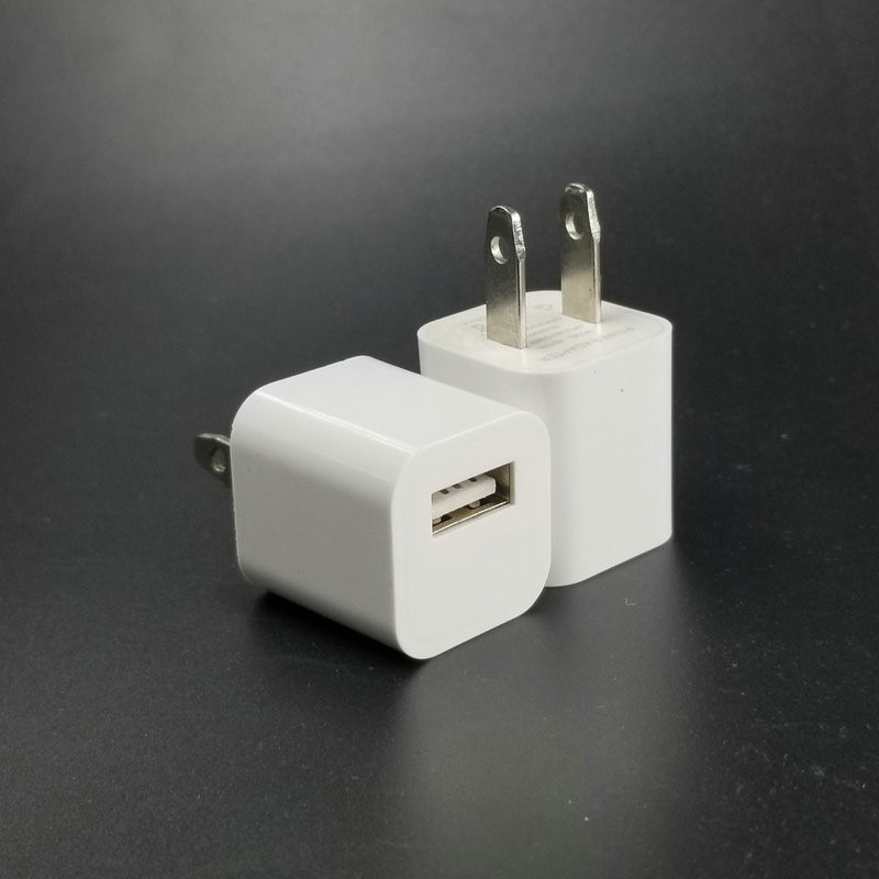 Pequeño cargador Green Point de carga rápida adecuado para el adaptador de carga del teléfono móvil Android 5V1A solo cargador de cabeza de carga USB