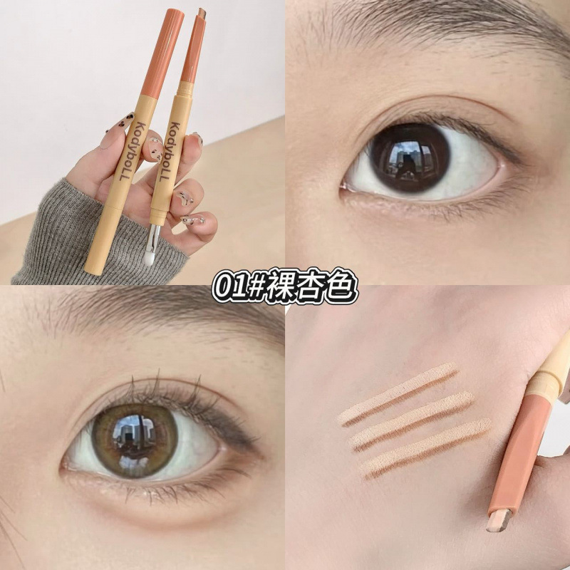 KodyboLL doble pluma de gusano de seda a la sombra brillante natural puro deseo de ojos grandes duraderos no mareo de gusano de seda al por mayor