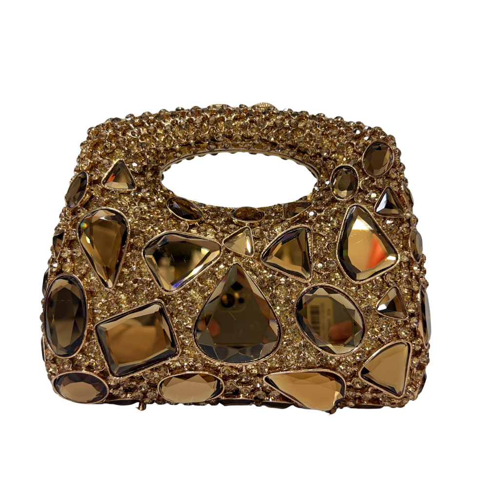 Nuevo bolso de cena de diamantes de cristal bolso de hombro bolso de mujer bolso de fiesta de Europa y América bolso de piedra