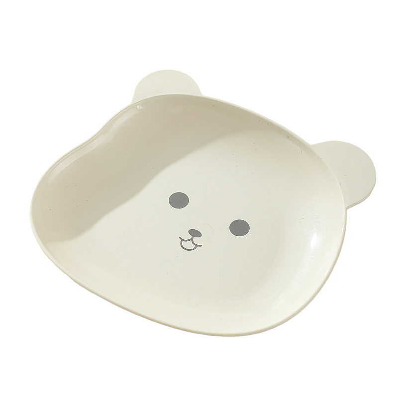 吐骨碟家用餐桌吐骨头盘碟垃圾盘轻奢塑料骨碟零食盘底座收纳水果|undefined