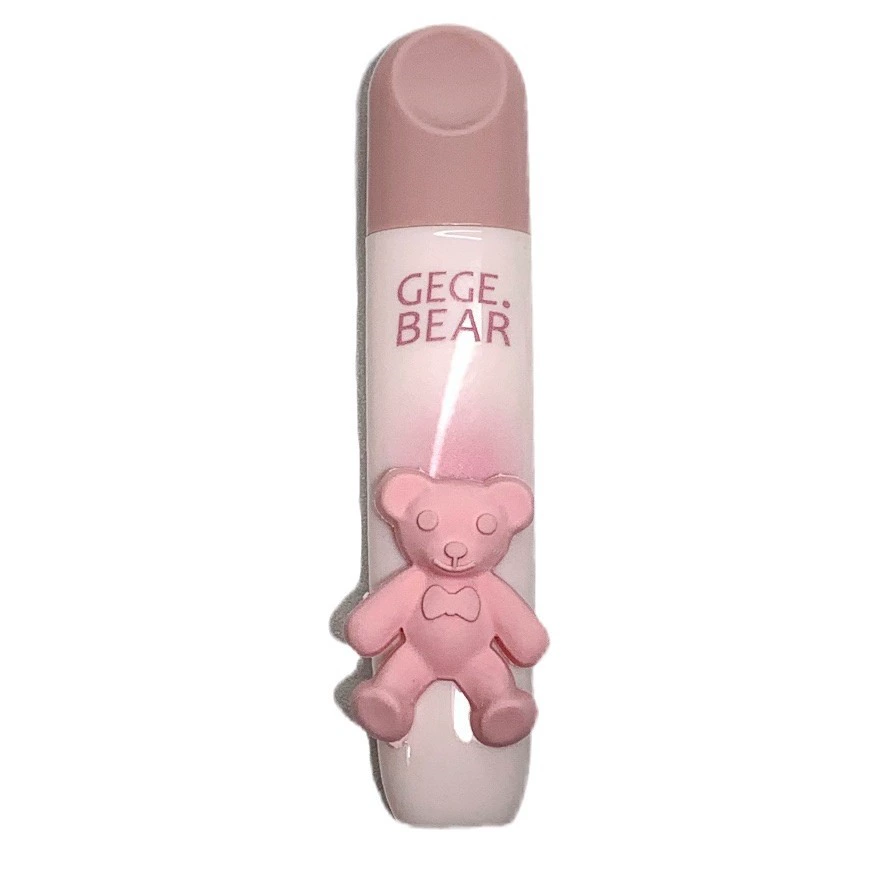 Gege Bear Gogo Куман Медведь Ненцанг Блеск для губ Нежный дымчатый матовый латекс для губ Студенческая вечеринка Су Янь Сян белый плоский цена помада