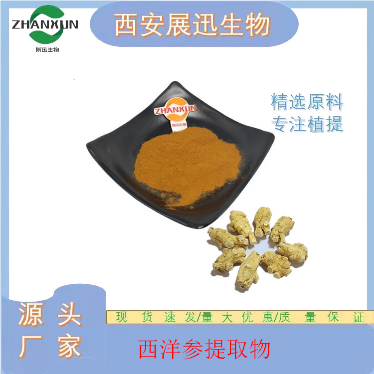 西洋参提取物 西洋参·皂甙80%  展迅生物  量大优惠 1kg起