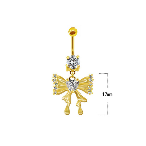 European and American cross-border diamond-encrusted Butterfly Moon Planet belly button ring, navel ornament, navel nail, body piercing jewelry manufacturer