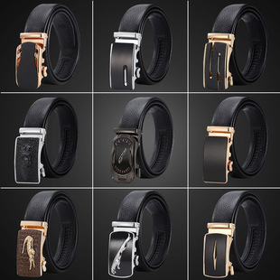 Belt men's high -end leather automatic deduction new young light people trendy business pants belt versatile stalls wholesale