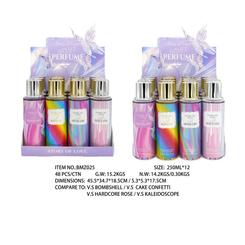 香水持久留香250ml 女士香水身体喷雾香氛持久perfumes东南亚外贸|undefined