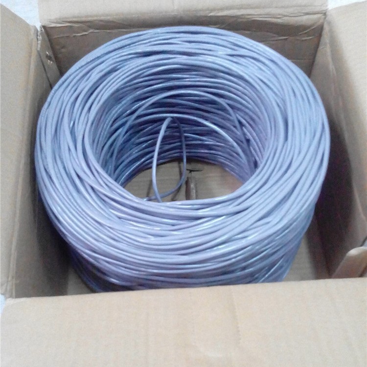 机房综合布线用网线无氧铜非屏蔽网线箱线 双绞线足300米工厂发货