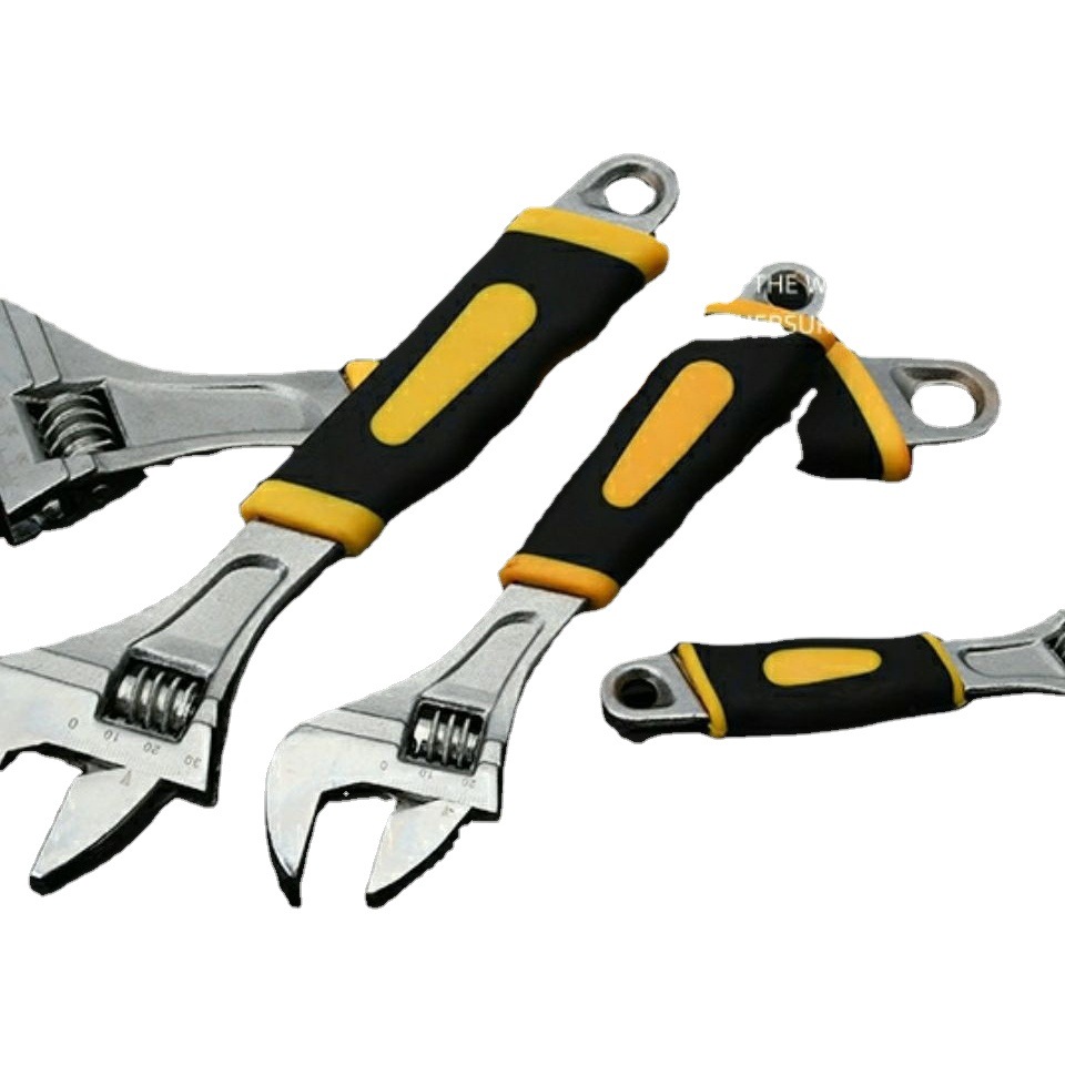 Llave Ajustable Multiuso de Acero 45, Con Trinquete