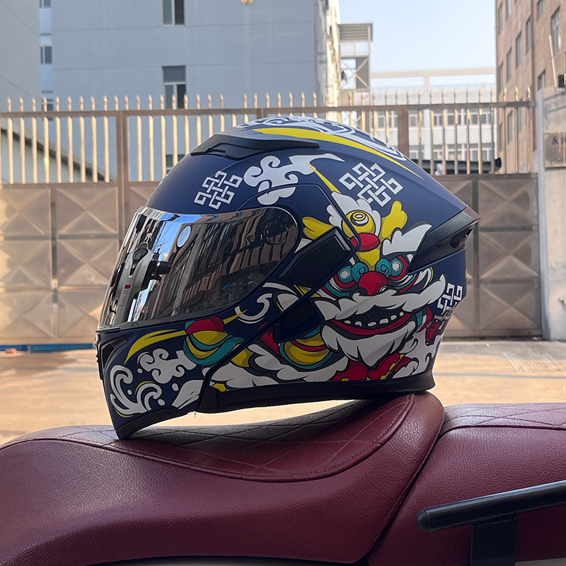 JIEKAI 3C certificado casco de motocicleta para hombres y mujeres casco completo de motocicleta casco de exposición Bluetooth casco de coche eléctrico