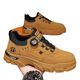 Men's Shoes 2024 Autumn New Low-top Slip-on Swivel Button Sports Casual Trendy Shoes Outdoor Waterproof Tooling Shoes