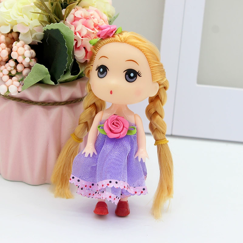 Креативная кукла "恒潮迷糊芭比", игрушка, подвеска, подарок на день рождения, 12 см