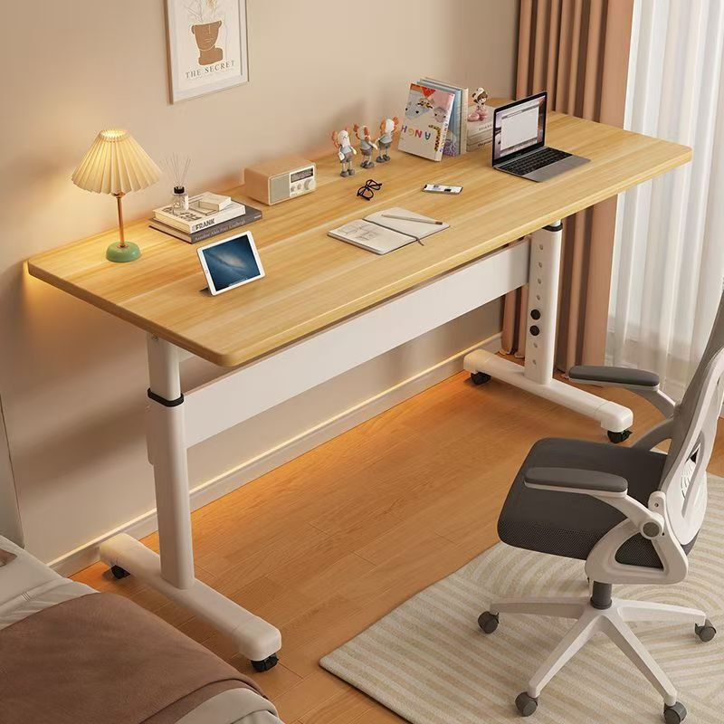 Height-Adjustable Desk for Home Use, Student Writing and Study Desk, Small Apartment Desktop Computer Desk, Children's Adjustable Study Desk, Gaming Desk