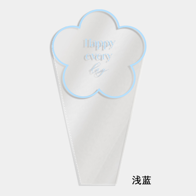 Diosa bolsa individual Camelia bolsa individual ramo bolsa de embalaje material de la flor bolsa de rama única puesto material floral